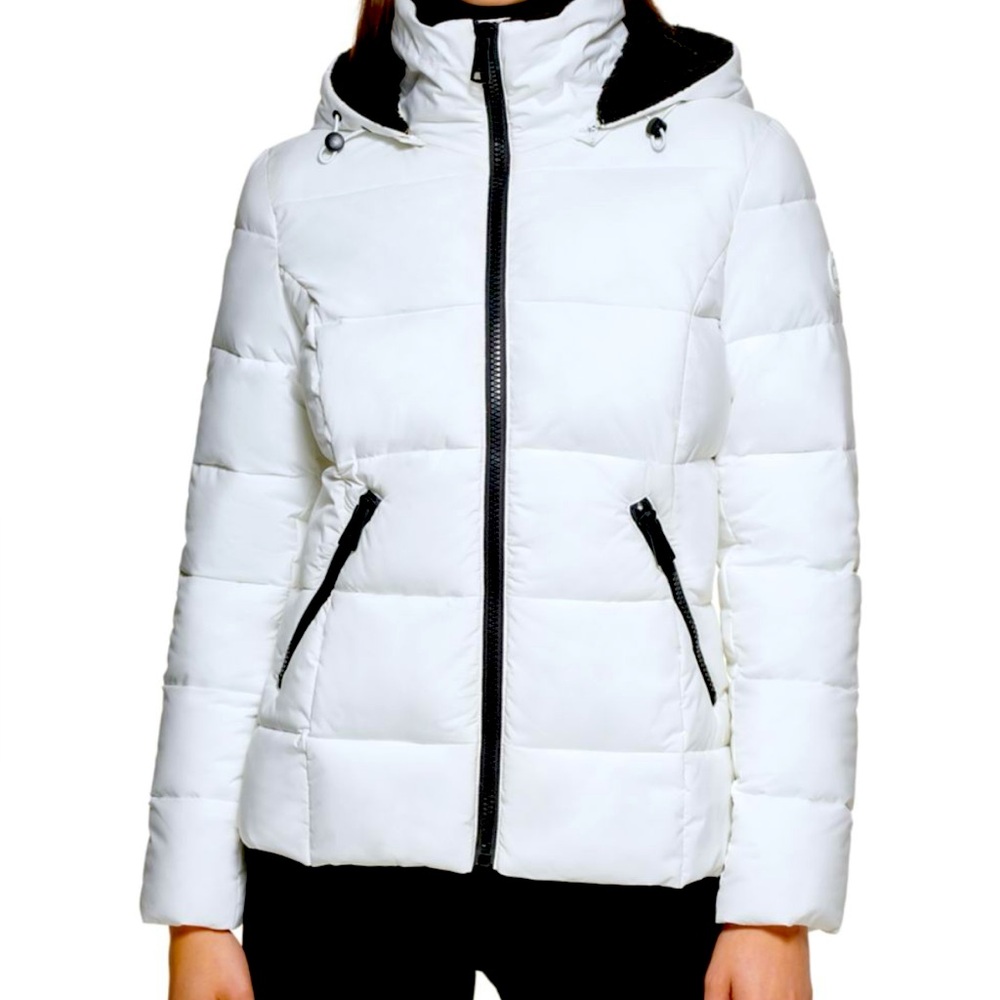 KENNETH COLE - Size Small - Fleece lined Stretch Puffer